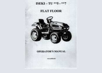 ISEKI TU 185F 185FN 185  TU205F 205 TU225F 225 instrukcja