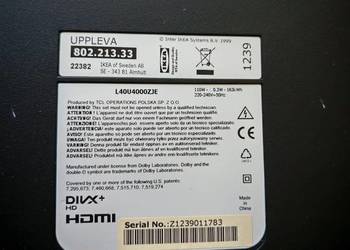 TV upleva tcl 40 cali