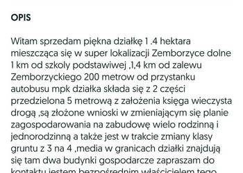 Sprzedam atrakcyjna działkę budowlaną-rolną