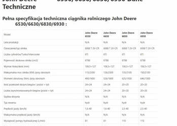John Deere 6530 / John Deere 6630 - Zwolnica - Zwrotnica - Półoś - Skrzyni…