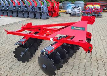 1.8 m [2x8] DEMAROL Brona talerzowa + zaczepy gratis Gwarancja Transport