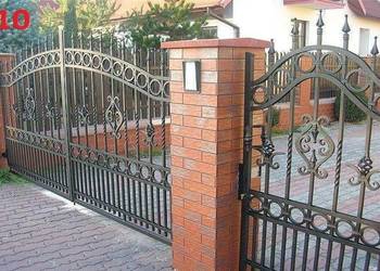 Brama kuta wjazdowa skrzydłowa przesuwna ogrodzenia