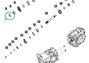 Nakrętka zabezpieczająca TRG285 / LS Tractor / 40009547