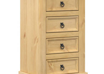 Szafka nocna Corona 53x39x84 cm lite drewno sosnowe WM-4005660