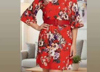 Sukienka w kolorze czerwonym marki marki H&M r.42