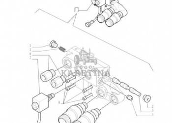 New Holland T6010 Zawór sterujący 87381996