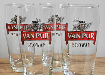 szklanka pokal kufel na piwo Van Pur 0,3 l 4 sztuki