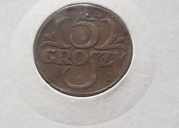 5 Groszy 1931 r. - nr 3 - rzadkie 5 Groszy 1931 r. - nr 3 - rzadkie