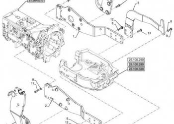 New Holland T6090 T6070 Belka poprzeczna 47840084