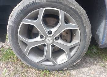 Alufelgi koła komplet reds mercedes 16 rozstaw 112 otwór 66.6