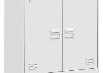 Szafka boczna biała 67x39x73 cm stal WM-841678