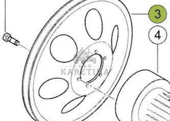 Claas Lexion 8600 8700 8800 Koło Pasowe Napędu Dmuchawy CZĘŚCI 0018070142 …