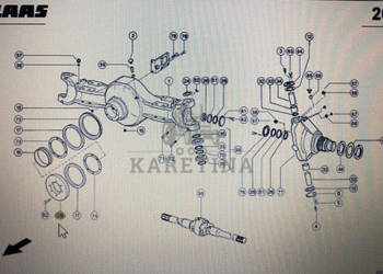 CLAAS 00 0580 736 0/Claas pokrywa/Claas Xerion 3300 3800