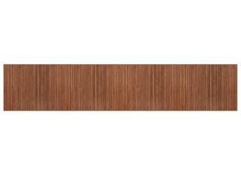 Dywan prostokątny brązowy 80x400 cm bambusowy WM-376920