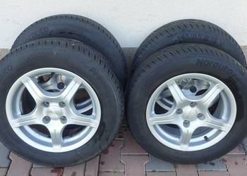 Felgi Koła Corsa Meriva Clio 15 cali 4x100 ET38 Lato 195/65/R15 Wysyłka