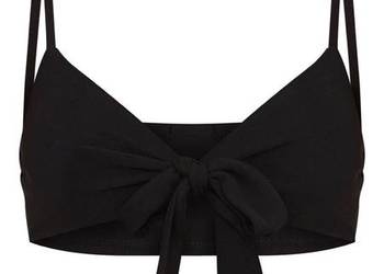 PRETTYLITTLETHING stanik crop top bralet wiązany