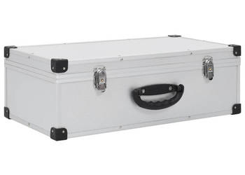 Walizka na 80 płyt CD aluminiowa ABS srebrna WM-91854