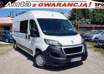 Peugeot Boxer Brygadówka 6 -osób,2.0HDI 130KM, L3H2 Salon PL I WŁ! F.Vat23…
