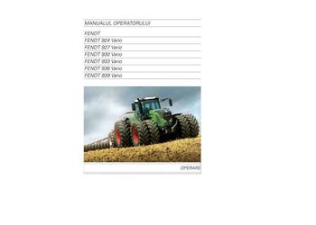 Fendt 939,  Vario instrukcja obslugi wysylka ! PL