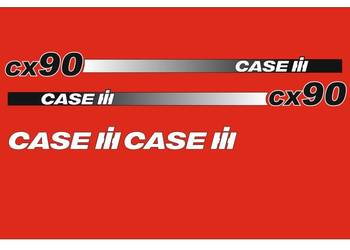 Naklejki Case cx 90 i inne modele super mocne zamienniki
