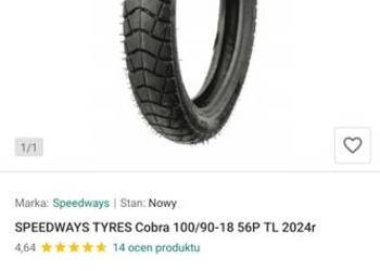 Opona SPEEDWAYS COBRA 100/90-18