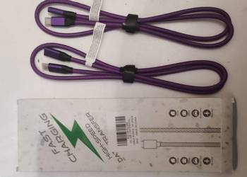kabel szybkiego ładowania typu C Pleciony 1m 2szt