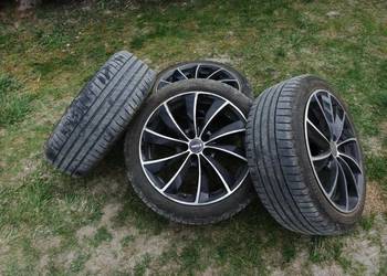 ALFA felgi aluminiowe r18 5x110 + opony  r18/225/45 RFT