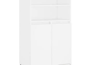 Wysoka szafka biały 60x36x110 cm WM-831492