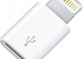 Adapter microUSB na Iphone 5, 6, 7, 8, iPad 8pin przejściówk