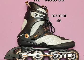 Rolki K2 Moto80 dla mężczyzn - rozmiar 46 /30 cm - super stan [R3]