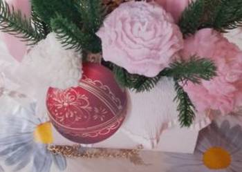 Box świąteczny z wosku sojowego