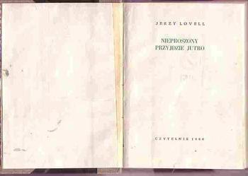 (5048) NIEPROSZONY  PRZYJDZIE JUTRO – JERZY LOVELL