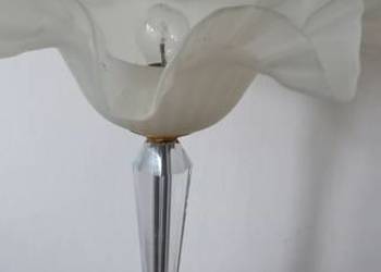 Piękna, kryształowa lampa - klosz z kryzą