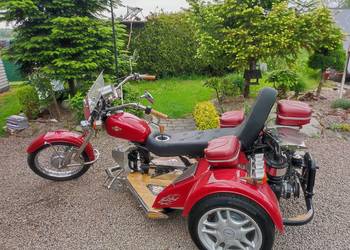motor czoper trójkołowiec z silnikiem fiata 126p