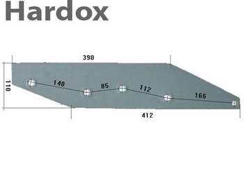 Płoza długa HARDOX 8103/L części do pługa FENET