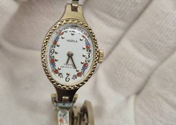 Piękny zegarek porcelanka *Czajka/Chaika*