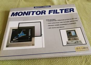 Filtr na monitor CRT Techlink 14 cali Vintage Retro PC BOX 90s
