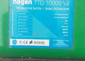 Agregat prądotwórczy HAGEN TTD 10000 V2