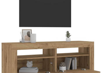 Szafki nocne z LED 2 szt. dąb artisan 60x35x40 cm WM-3329162