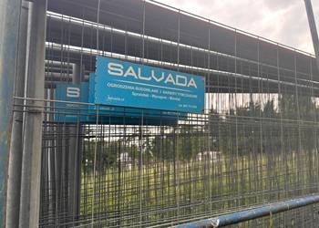 Przęsło tymczasowe 3,5x2,5 - Płot budowlany