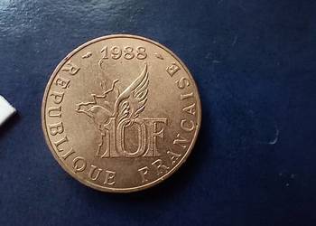 Stare monety 10 frank 1988 Francja
