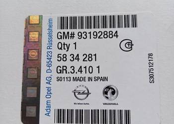 6834281/93192884 Filtr powietrza Astra G/H *Zafira A