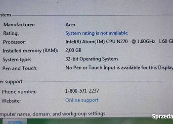 Nieduży Laptop Acer Kamera WIFI Do szkoły i pracy zdalnej
