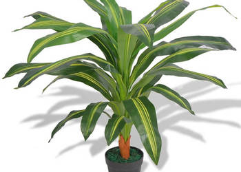 Sztuczna dracena z doniczką 90 cm zielona WM-244450