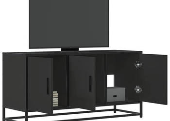 Szafka pod TV czarna 100x35x50 cm WM-848829