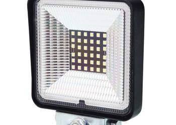 LAMPA ROBOCZA HALOGEN LED, 36 LED KWADRATOWA, 12V-80V, 109X109X38 MM, 