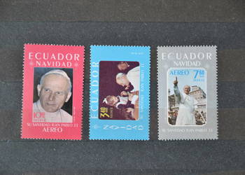 Znaczki. Papież Jan Paweł II Ekwador I ** Ks Chrostowski 19