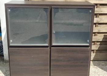 Komoda BRW Doors 4D witryna wenge