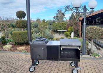 Gastronomiczny grill cateringowy!! blacha 5 mm! kuchnia polowa