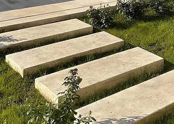 Blok Trawertyn BIANCHE Bębnowane Naturalne 100x35x15cm